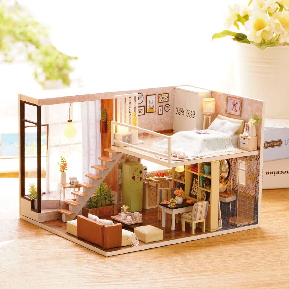 BRIVLOX  1: 24 DIY Dollhouse Kit (Wait For Time) - BRIVLOX | Where Innovation Meets Style!