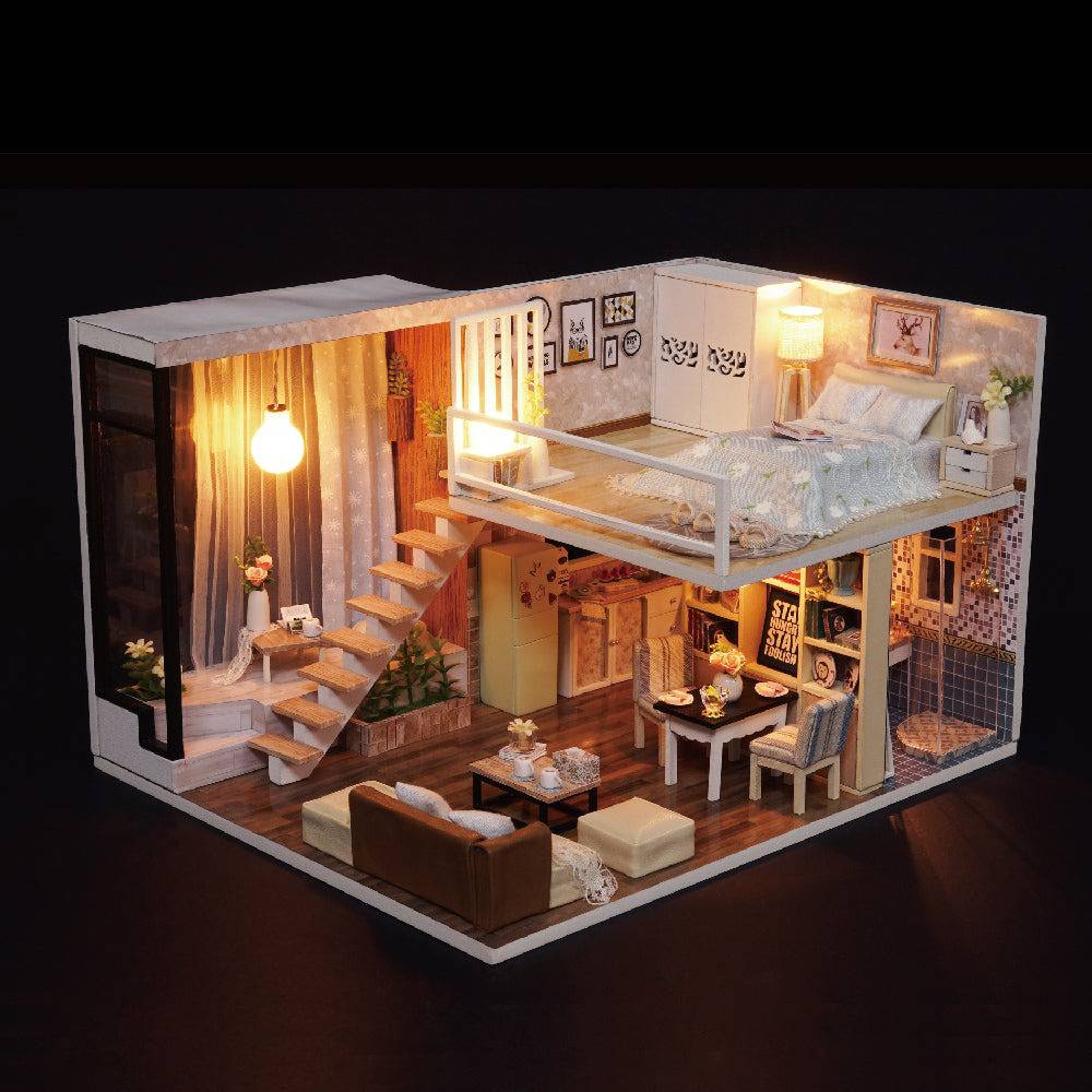 BRIVLOX  1: 24 DIY Dollhouse Kit (Wait For Time) - BRIVLOX | Where Innovation Meets Style!