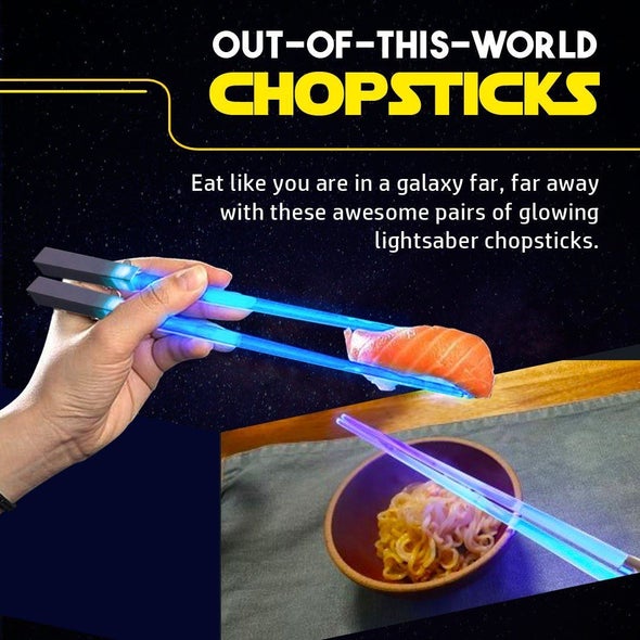 XLEDX™ Glowing lightsaber chopsticks - BRIVLOX | Where Innovation Meets Style!