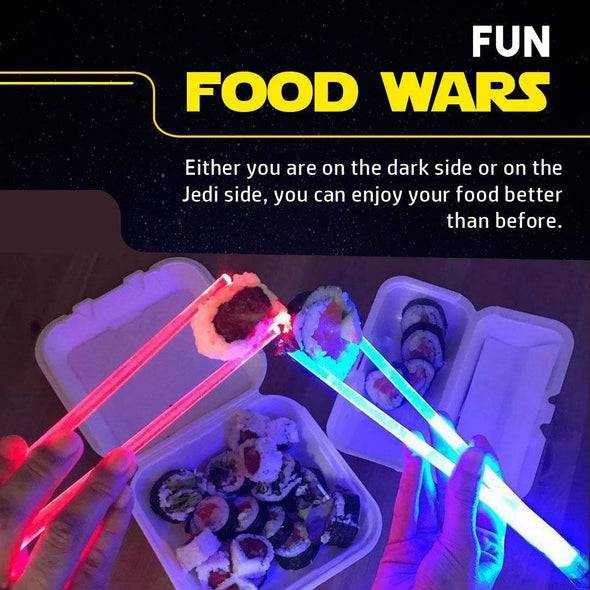 XLEDX™ Glowing lightsaber chopsticks - BRIVLOX | Where Innovation Meets Style!