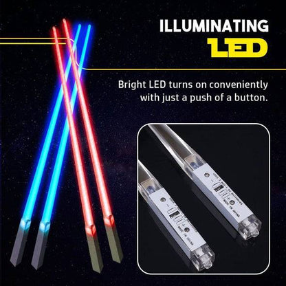 XLEDX™ Glowing lightsaber chopsticks - BRIVLOX | Where Innovation Meets Style!