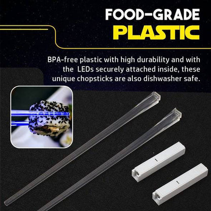 XLEDX™ Glowing lightsaber chopsticks - BRIVLOX | Where Innovation Meets Style!