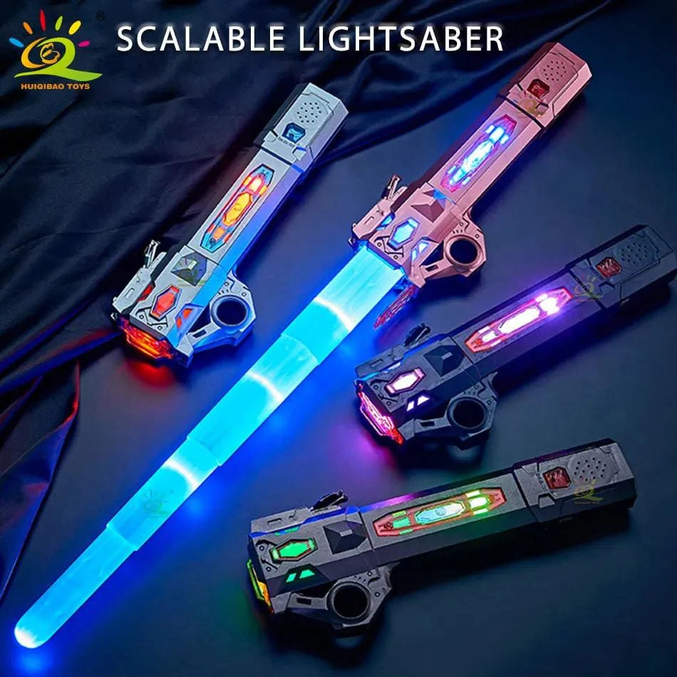 Brivlox Dual-Action LED Lightsaber – Ultimate Galactic Warrior Toy with Multi-Color Lights & Sound Effects - BRIVLOX | Where Innovation Meets Style!