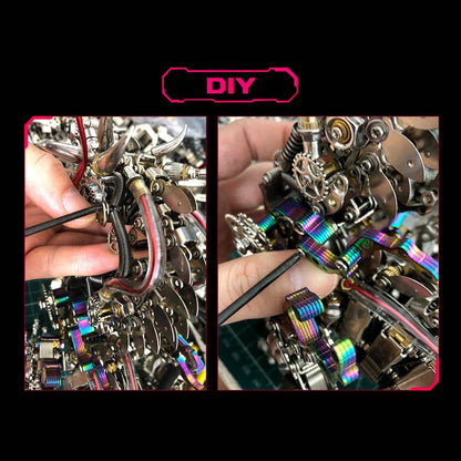 Intricate 3D Mechanical Dragon Metal Puzzle Kit for Adults – Unleash Your Creativity with This Engaging Buildable Toy Set! - OPICRAFT 