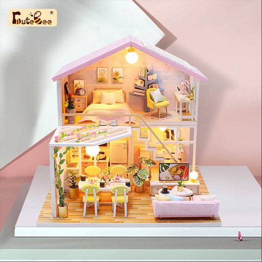 BRIVLOX™ 1: 24 DIY Dollhouse Kit (Sweet Time) - BRIVLOX | Where Innovation Meets Style!