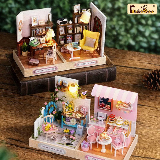 BRIVLOX™ 1: 24 DIY Dollhouse Kit( Corner of happiness) - BRIVLOX | Where Innovation Meets Style!