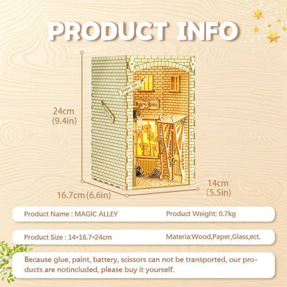 BRIVLOX™ DIY Booknook Kit (Magic Alley) - BRIVLOX | Where Innovation Meets Style!