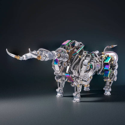 Create Your Own Stunning 3D Metal Mechanical Bull Model – 1087-Piece Assembly Kit! - OPICRAFT 