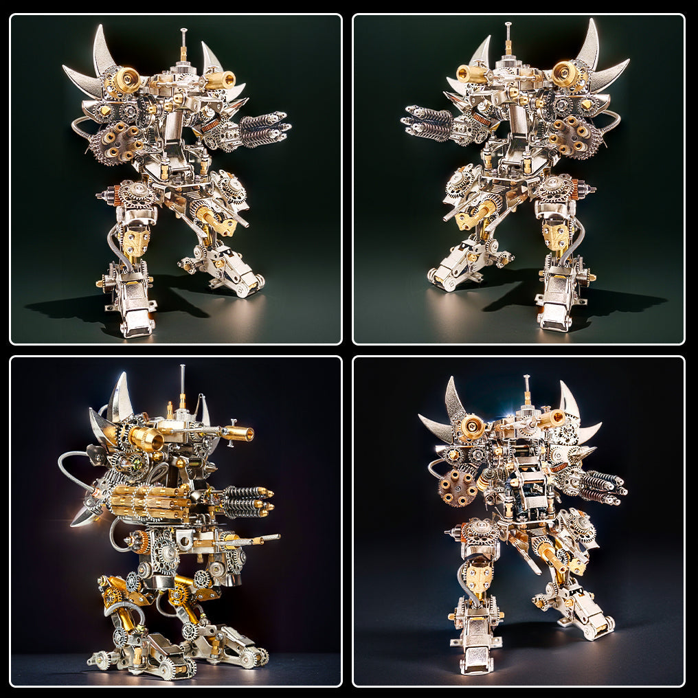 Engaging 3D Metal Mechanical Magnetic Mecha Puzzle Assembly Kit for DIY Enthusiasts - OPICRAFT 