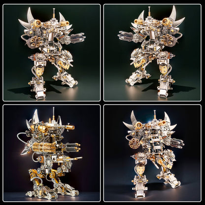 Engaging 3D Metal Mechanical Magnetic Mecha Puzzle Assembly Kit for DIY Enthusiasts - OPICRAFT 