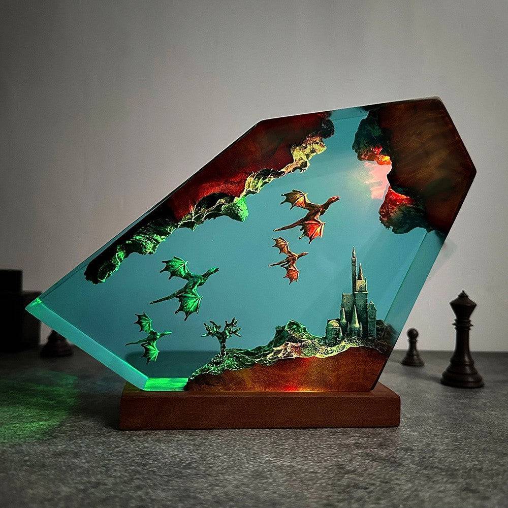 HOT SALE❗Dragon Fly Resin Night Light - OPICRAFT 