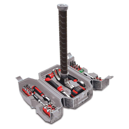 MARVEL AVENGERS THOR'S HAMMER 44-PIECE TOOL SET - BRIVLOX | Where Innovation Meets Style!