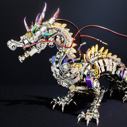 Intricate 3D Mechanical Dragon Metal Puzzle Kit for Adults – Unleash Your Creativity with This Engaging Buildable Toy Set! - OPICRAFT 