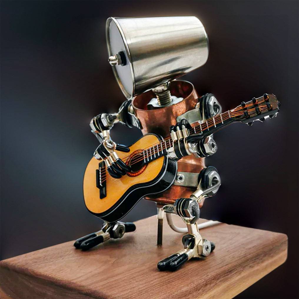 Steampunk 3D Metal Robot Band Model Kit - Create Your Own Handcrafted Masterpiece! - OPICRAFT 