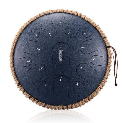 Hluru Steel Tongue Drum 13" 15-Note D Major Navy - BRIVLOX | Where Innovation Meets Style!