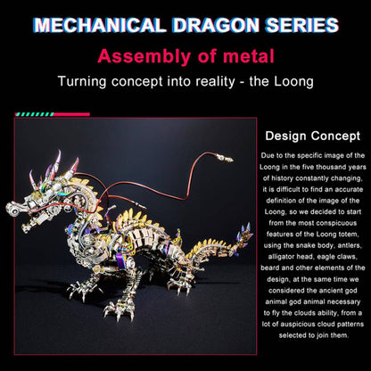 Intricate 3D Mechanical Dragon Metal Puzzle Kit for Adults – Unleash Your Creativity with This Engaging Buildable Toy Set! - OPICRAFT 