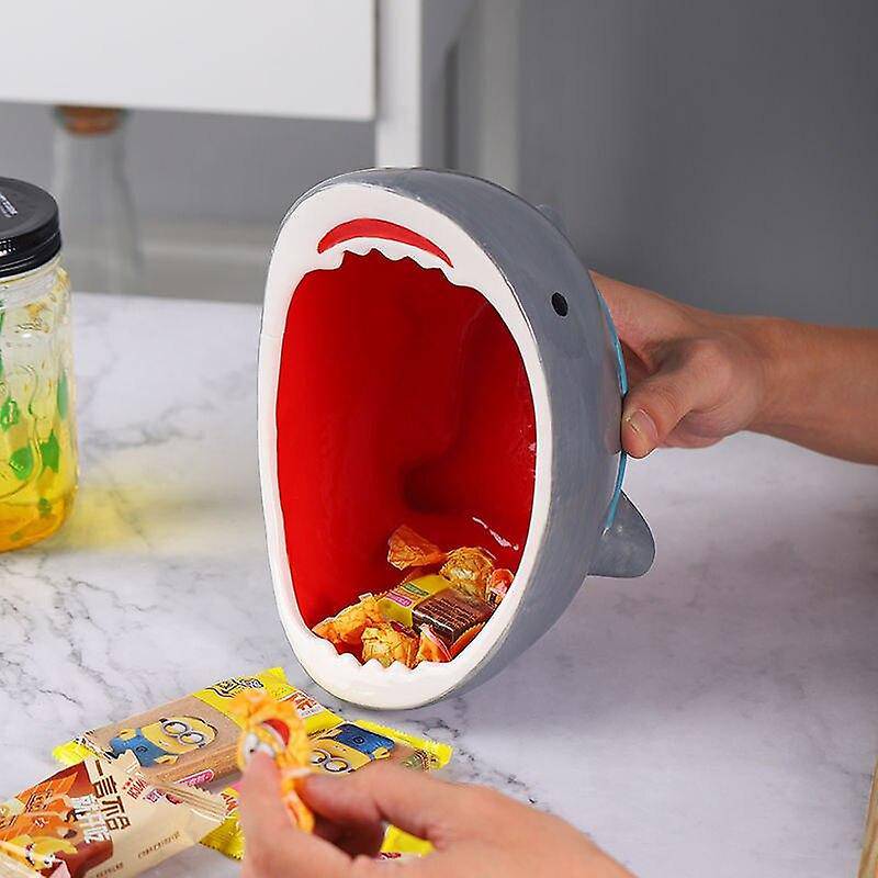 Shark Bowl Single High Capacity Personality Household Decoration Ceramic Bowl Cartoon Fruit Food - BRIVLOX | Where Innovation Meets Style!