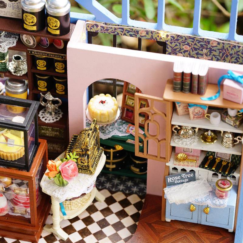 BRIVLOX 1: 24 DIY Dollhouse Kit (Rose Garden Tea House) - BRIVLOX | Where Innovation Meets Style!