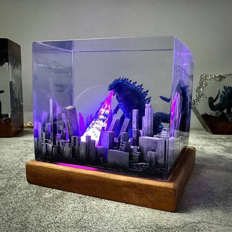 Resin Art Lamp For Movie Lover Birthday Gift Christmas Gift - OPICRAFT 