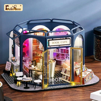 BRIVLOX™ 1:24 Dollhouse Kit (Book Cafe) - BRIVLOX | Where Innovation Meets Style!