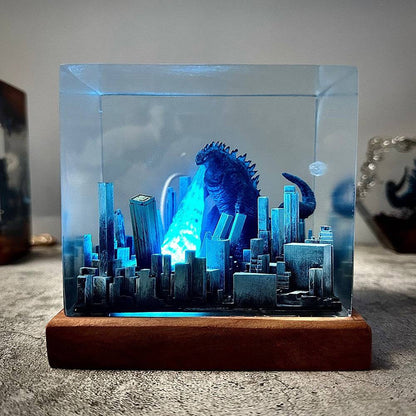 Resin Art Lamp For Movie Lover Birthday Gift Christmas Gift - OPICRAFT 