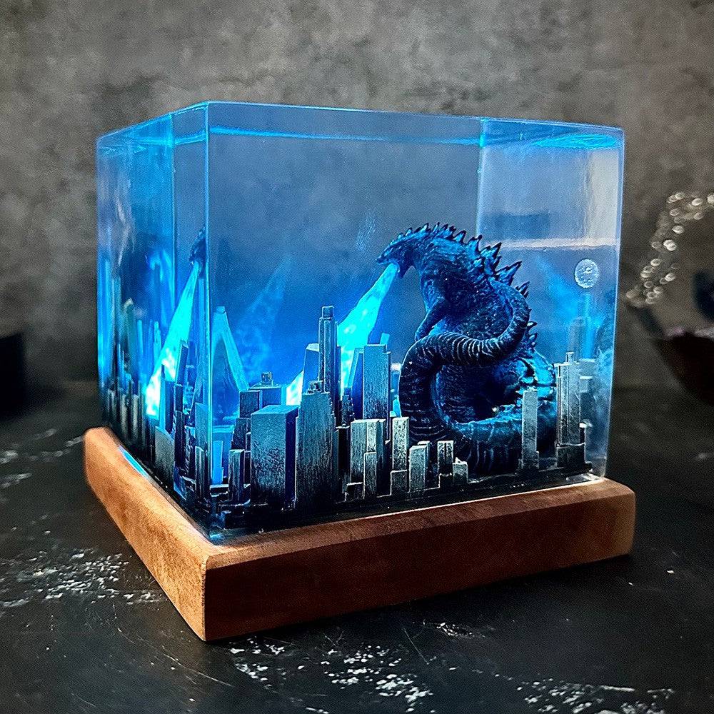 Resin Art Lamp For Movie Lover Birthday Gift Christmas Gift - OPICRAFT 