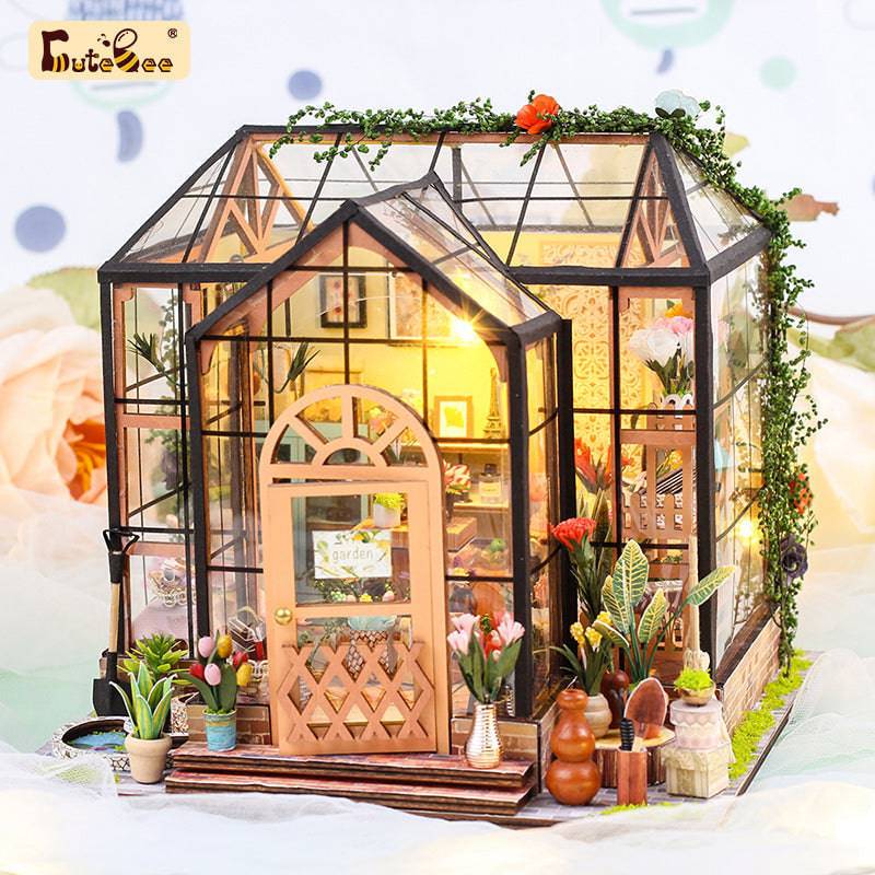 BRIVLOX™  1: 24 DIY Dollhouse Kit (Jenny's Greenhouse) - BRIVLOX | Where Innovation Meets Style!