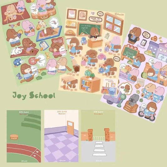 School Life Sticker Scene|Back to School|Classroom|Sport Meet - OPICRAFT 