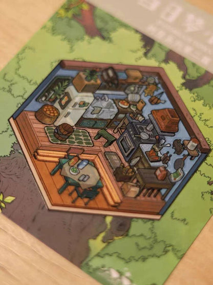 Create Dream Room Tree House Sticker Scene DIY 3D Miniature Scene - OPICRAFT 