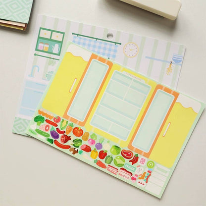 Refrigerator Organization Sticker Playset - OPICRAFT 