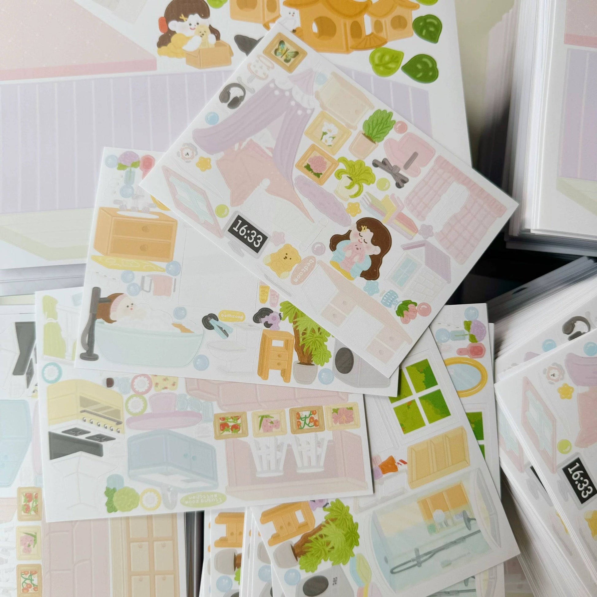 Sticker Scene: Make your Own Dream House - OPICRAFT 