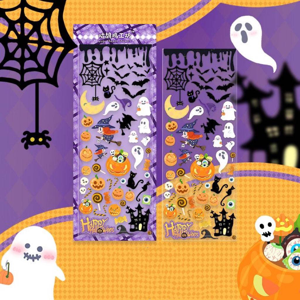 Spooky Cute Halloween Sticker Sheet - OPICRAFT 