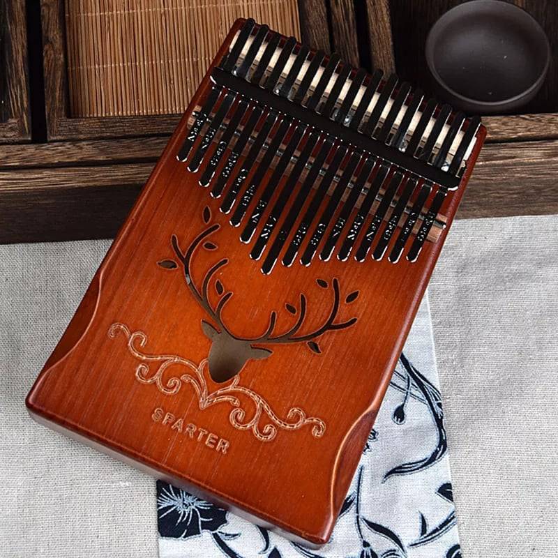 KALIMBA 17 KEYS, HANDMADE WOODEN INSTRUMENT - KALIMBA MBIRA™ - BRIVLOX | Where Innovation Meets Style!