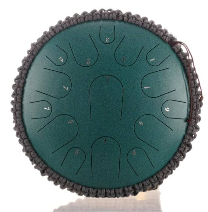 Hluru Steel Tongue Drum 13" 15-Note D Major Navy - BRIVLOX | Where Innovation Meets Style!