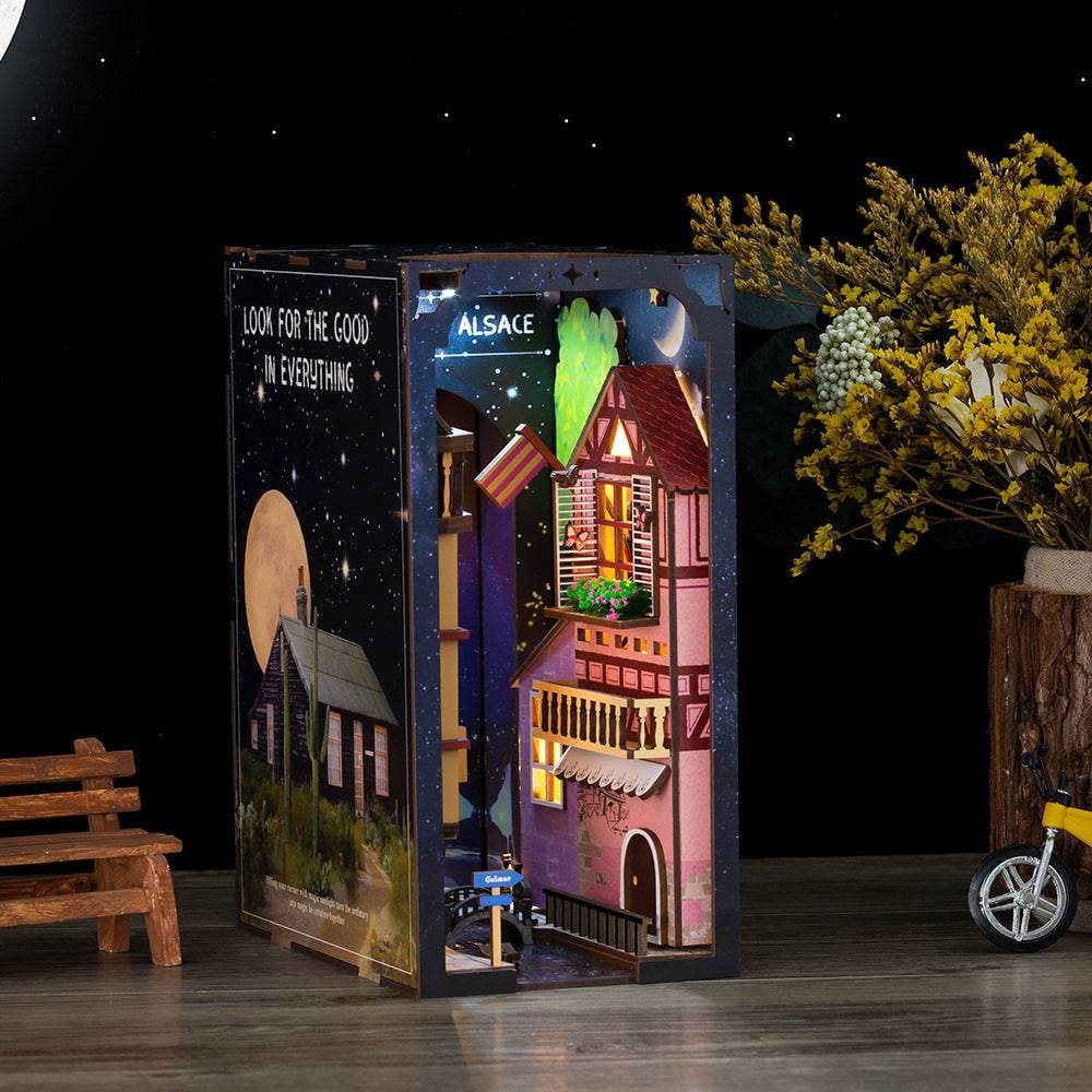 BRIVLOX™ DIY Booknook Kit (Dreamland Of Alsace） - BRIVLOX | Where Innovation Meets Style!
