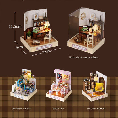 BRIVLOX™ 1: 24 DIY Dollhouse Kit( Corner of happiness) - BRIVLOX | Where Innovation Meets Style!