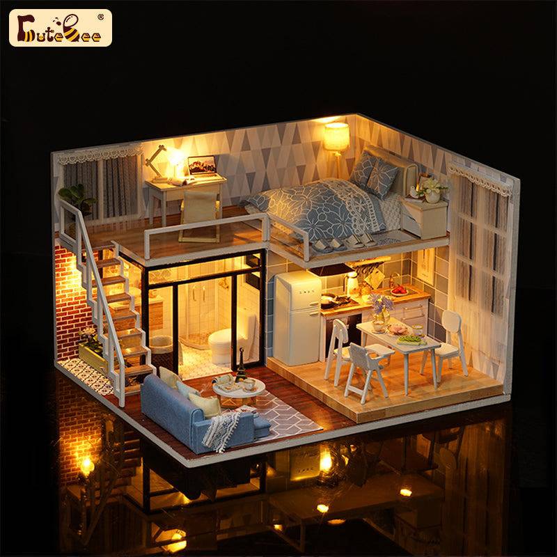 BRIVLOX 1: 24 DIY Dollhouse Kit (Blue Time) - BRIVLOX | Where Innovation Meets Style!