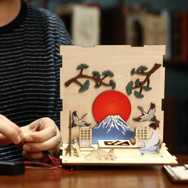 BRIVLOX™ DIY Booknook Kit( Zen Tea Blindly) - BRIVLOX | Where Innovation Meets Style!