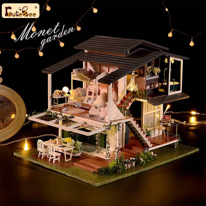 BRIVLOX™ 1:24 DIY Dollhouse Kit (Monet’s Garden) - BRIVLOX | Where Innovation Meets Style!