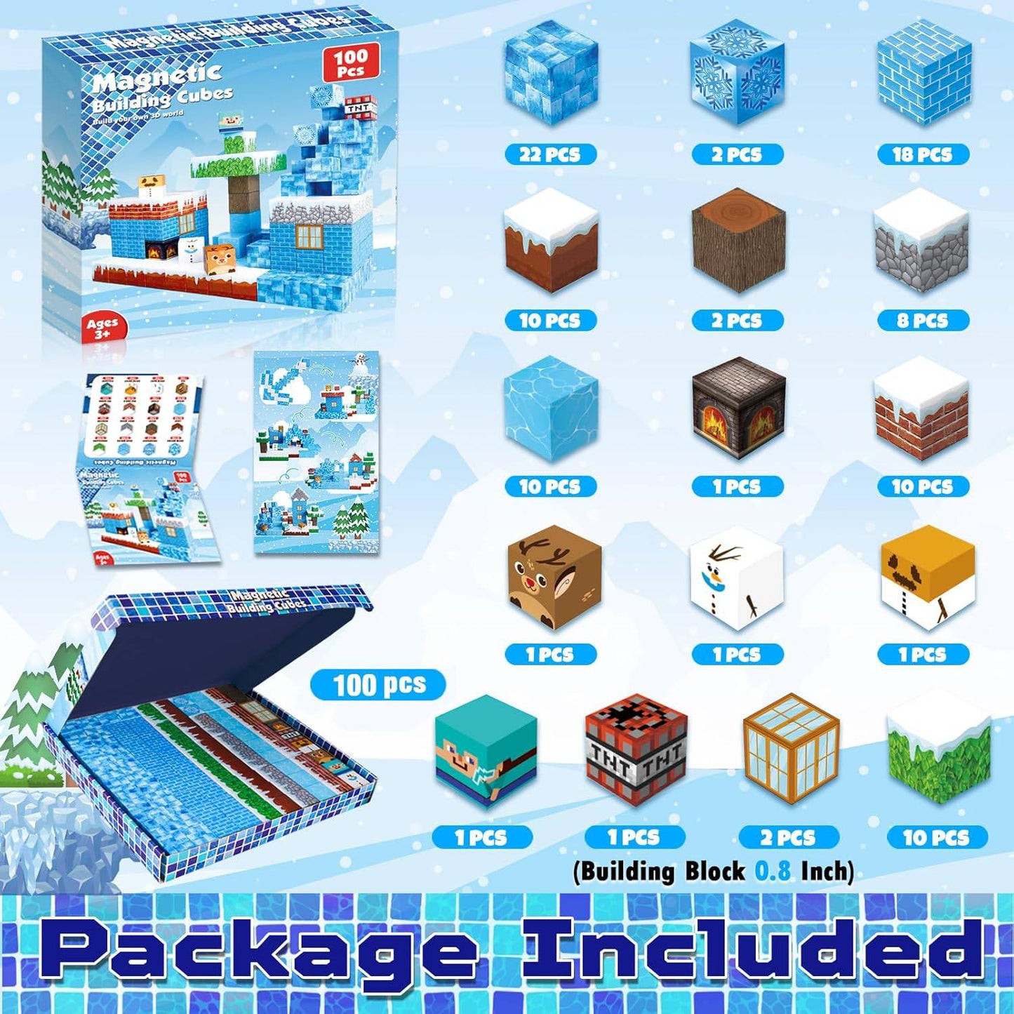 Frozen Castle (100Pcs) - OPICRAFT 