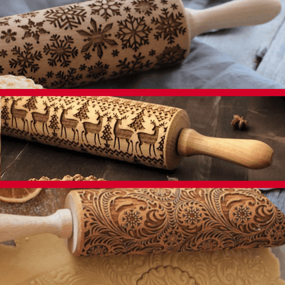 CHRISTMAS ROLLING PINS - BRIVLOX | Where Innovation Meets Style!