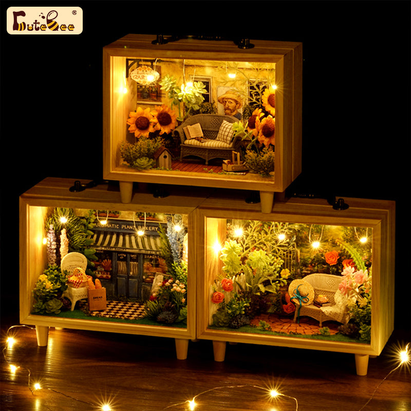 BRIVLOX 1: 24 DIY Dollhouse Kit (Small wooden box) - BRIVLOX | Where Innovation Meets Style!