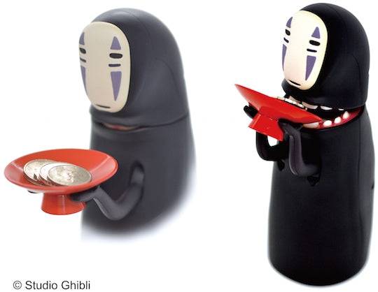 Spirited Away Kaonashi No-Face Piggy Bank - BRIVLOX | Where Innovation Meets Style!