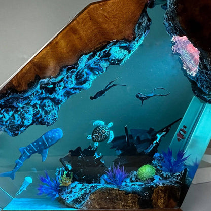 Hot Sale!! Epoxy Ocean Resin Night Light - OPICRAFT 