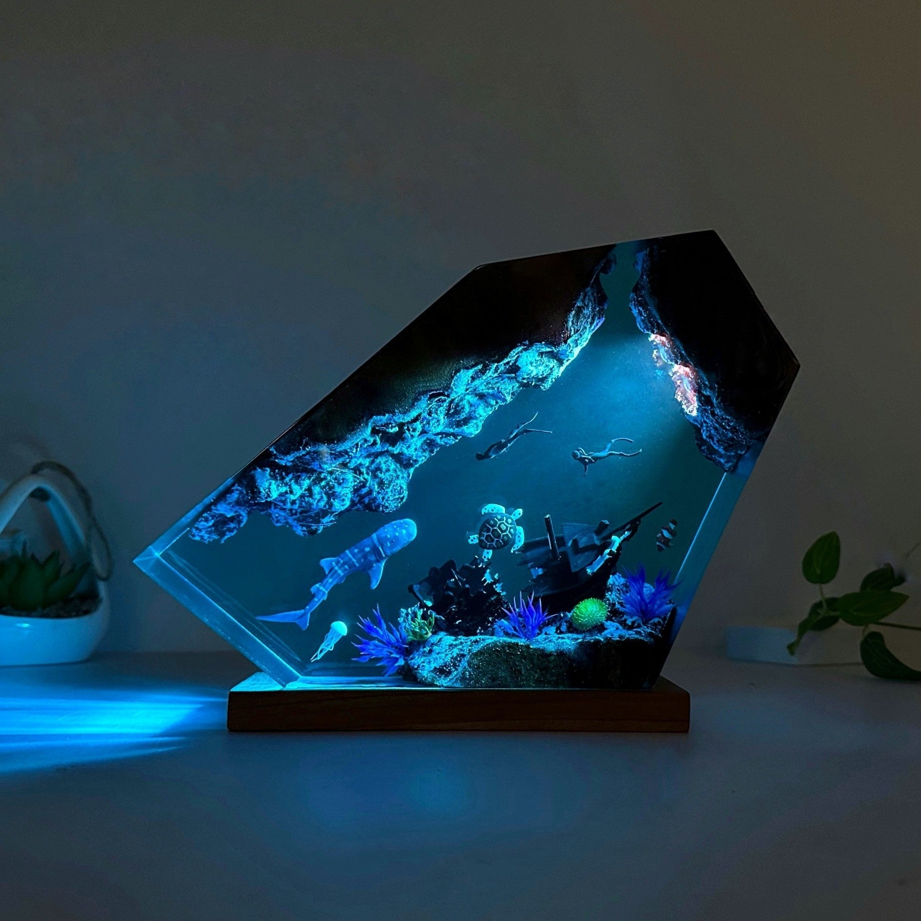 Hot Sale!! Epoxy Ocean Resin Night Light - OPICRAFT 