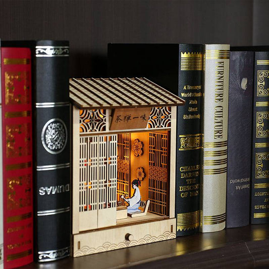 BRIVLOX™ DIY Booknook Kit( Zen Tea Blindly) - BRIVLOX | Where Innovation Meets Style!