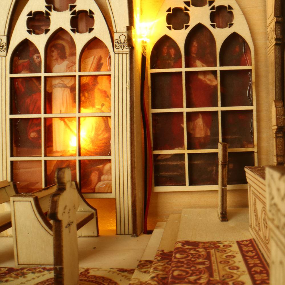 BRIVLOX™ DIY Booknook Kit (Pray in The Church) - BRIVLOX | Where Innovation Meets Style!