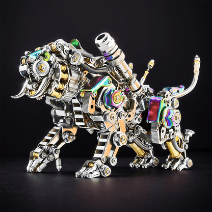 Engaging DIY 3D Metal Bengal Tiger Puzzle Kit - Creative Building Block Experience! - OPICRAFT 