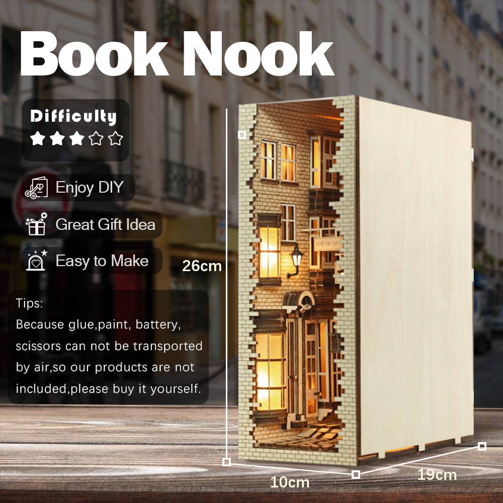 BRIVLOX™ DIY Booknook Kit(Mysterious Ancient Street) - BRIVLOX | Where Innovation Meets Style!