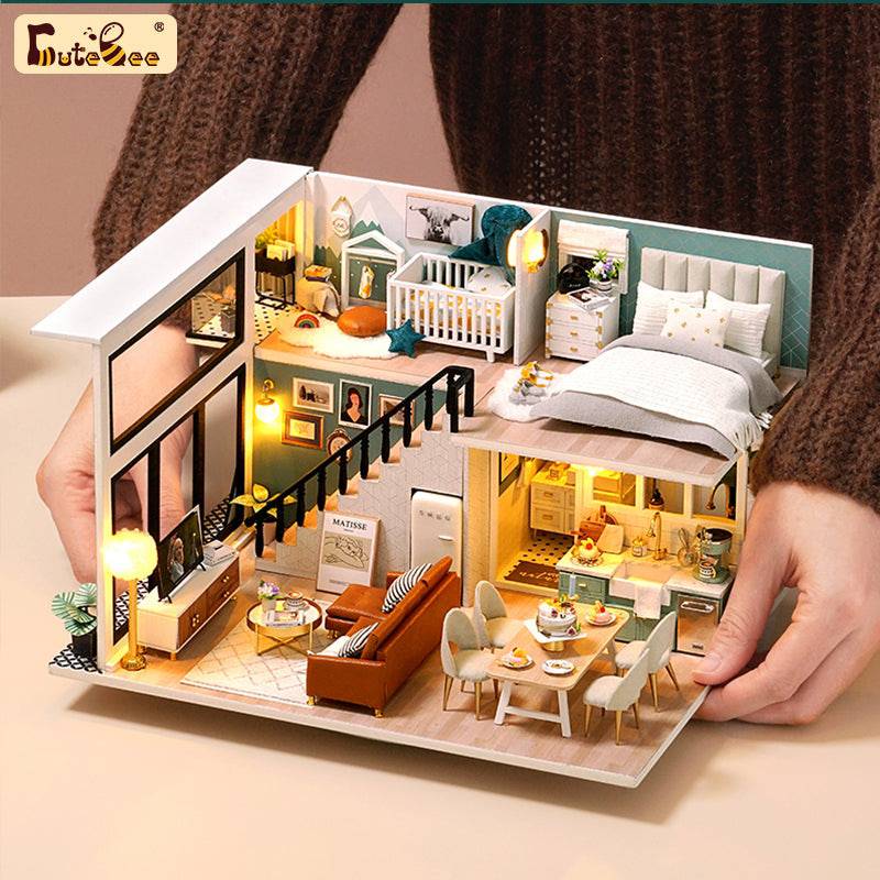 BRIVLOX  1: 24 DIY Dollhouse Kit (Comfortable Life) - BRIVLOX | Where Innovation Meets Style!